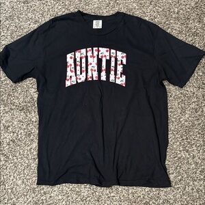 Comfort Colors Black Short Sleeve Tee with Cherry Graphic